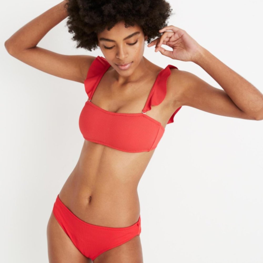 Madewell Women's Red Bikini Set